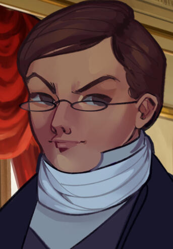 "Thiers" from Talleyrand Simulator. Art by del. Finch House Productions.